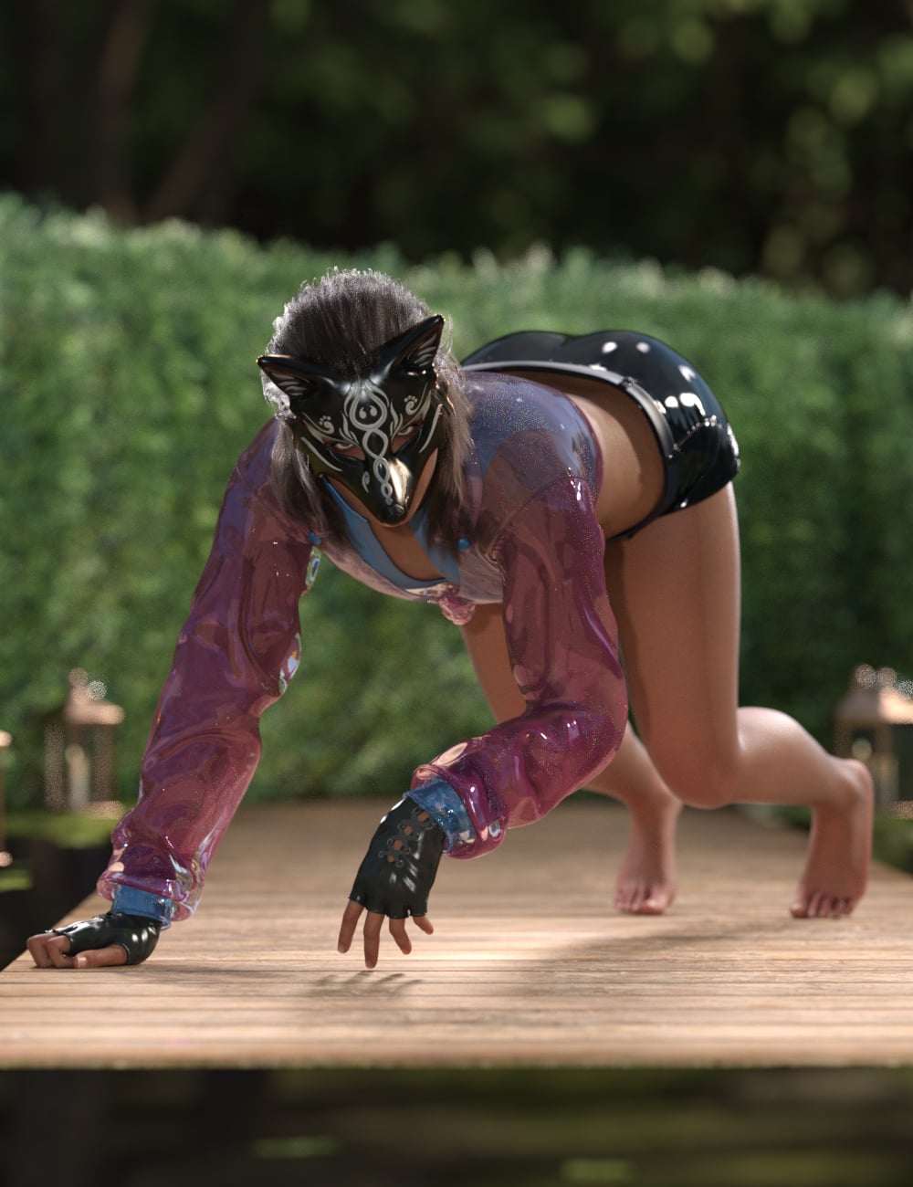 Therians Poses for Genesis 9 by: Ensary, 3D Models by Daz 3D