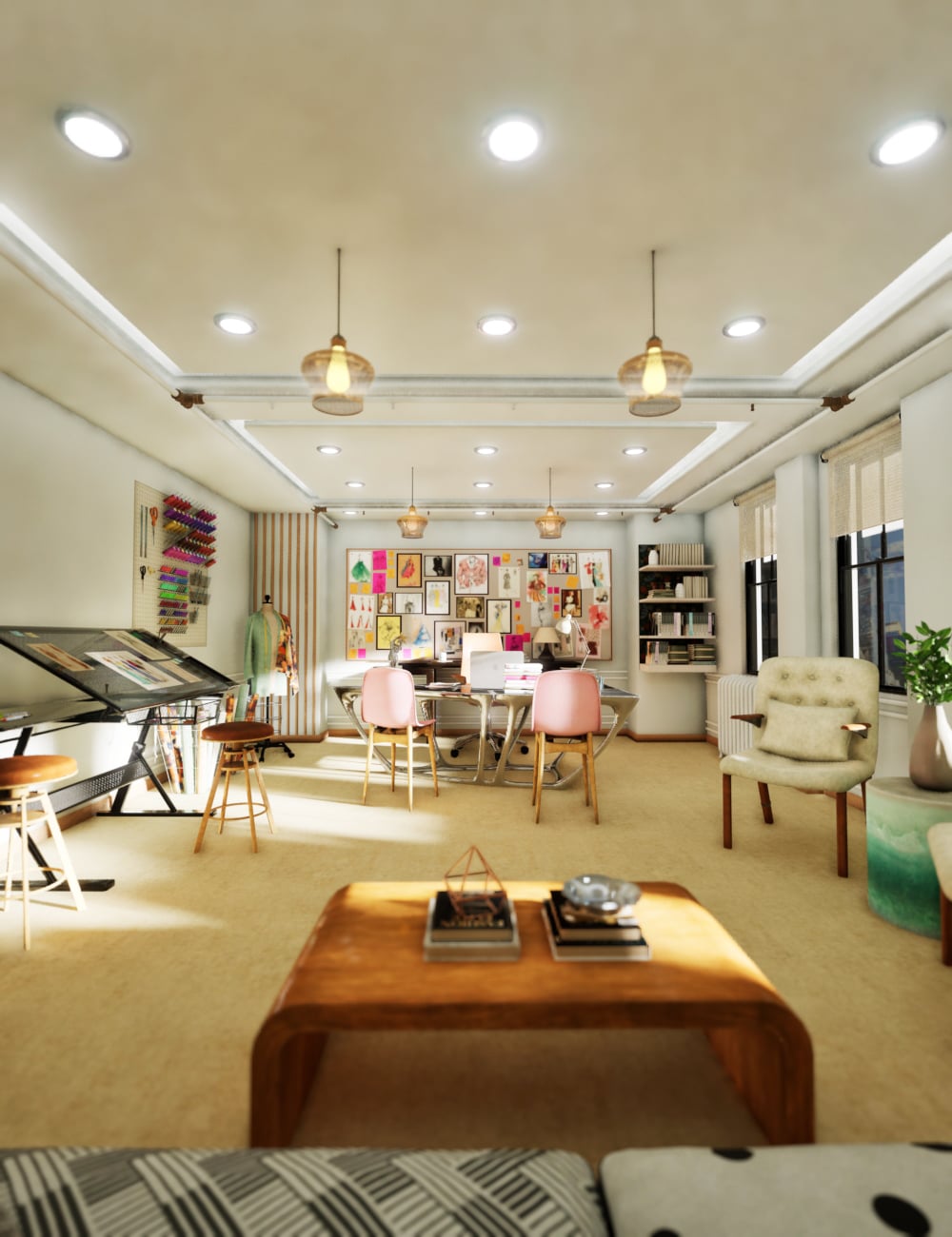 XI NY Fashion Office by: Xivon, 3D Models by Daz 3D