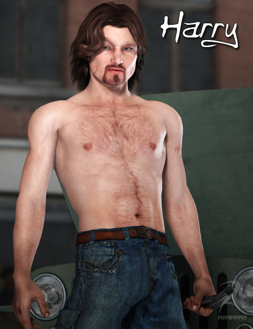 Harry: A Real Man by: RawArt, 3D Models by Daz 3D