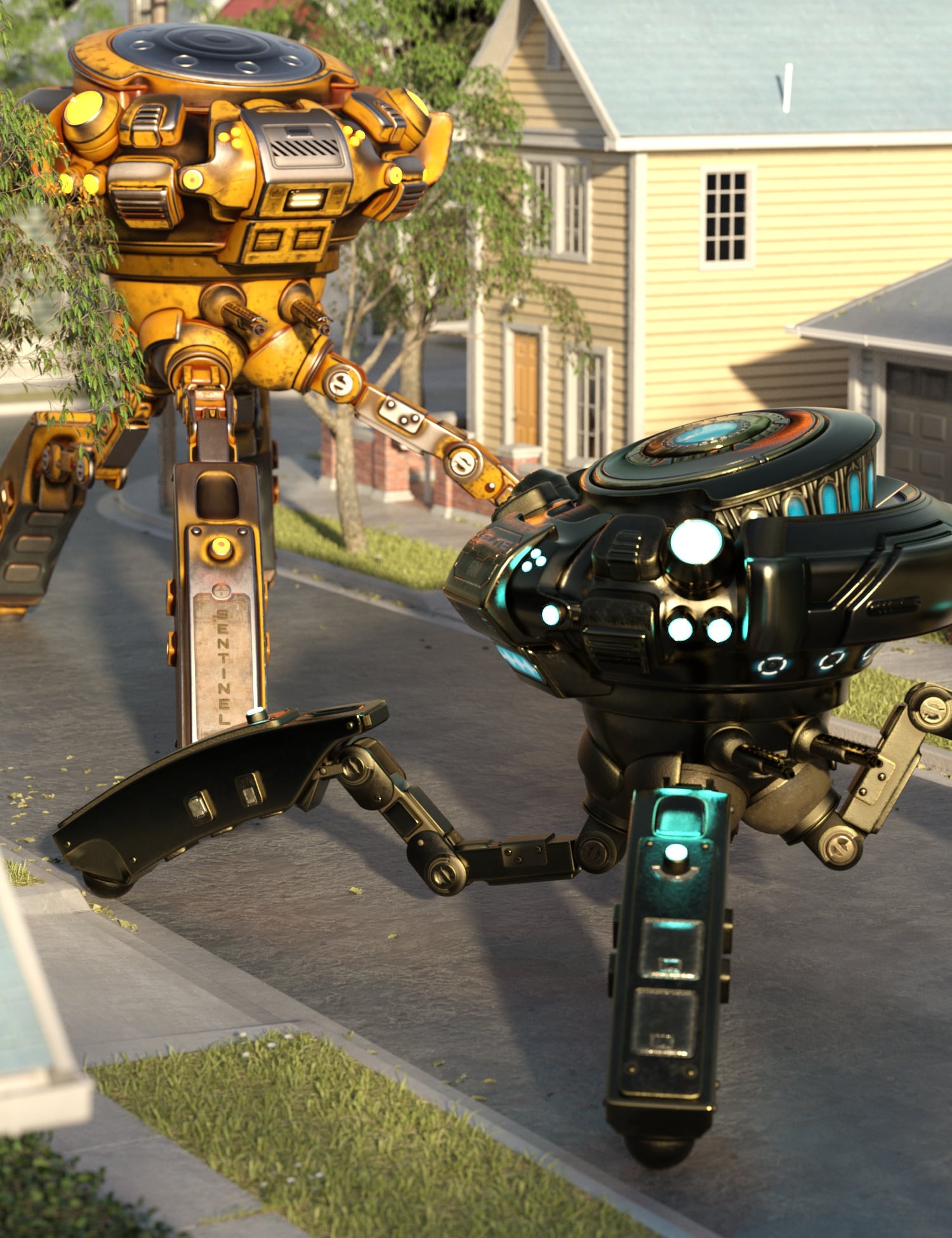 SpiderHead Quadruped Textures by: Ae Ti3D-GHDesign, 3D Models by Daz 3D