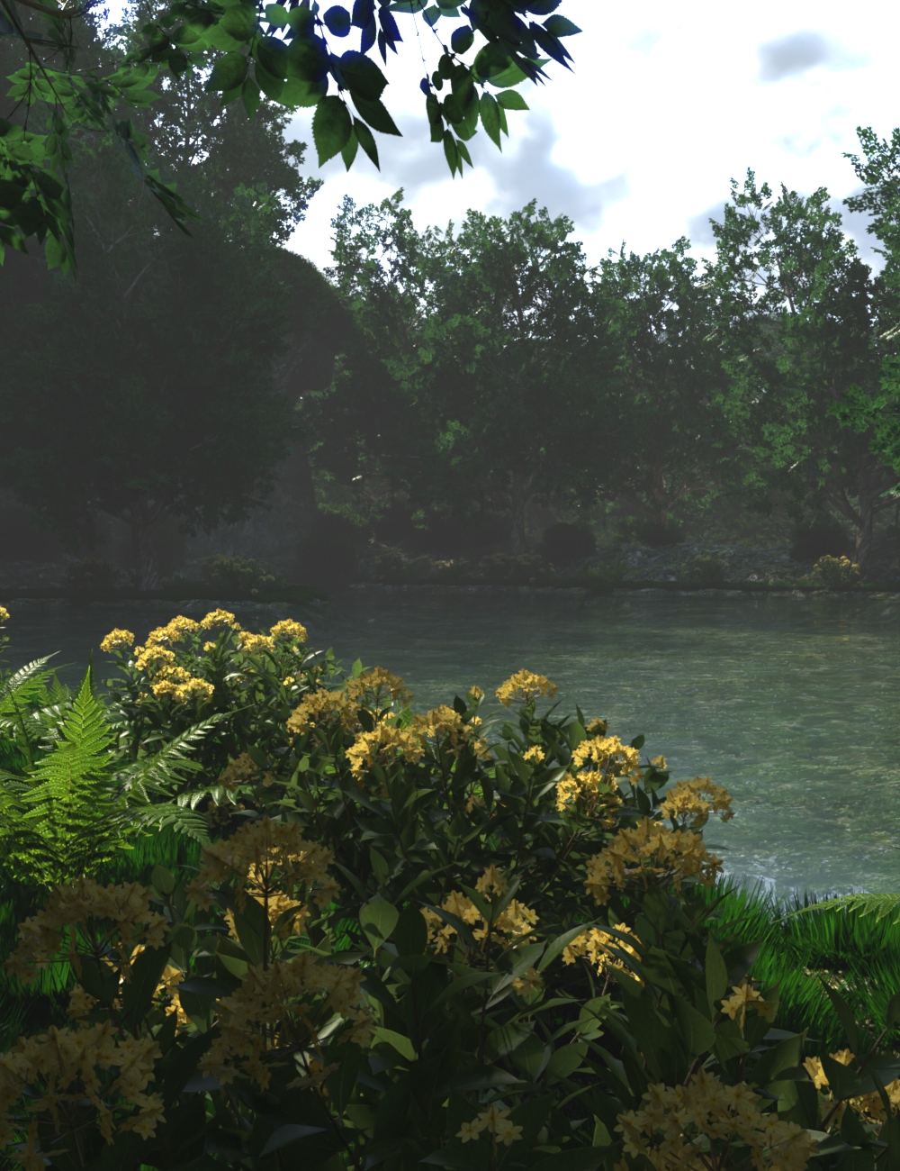 My Secret Lake by: JeffersonAF, 3D Models by Daz 3D