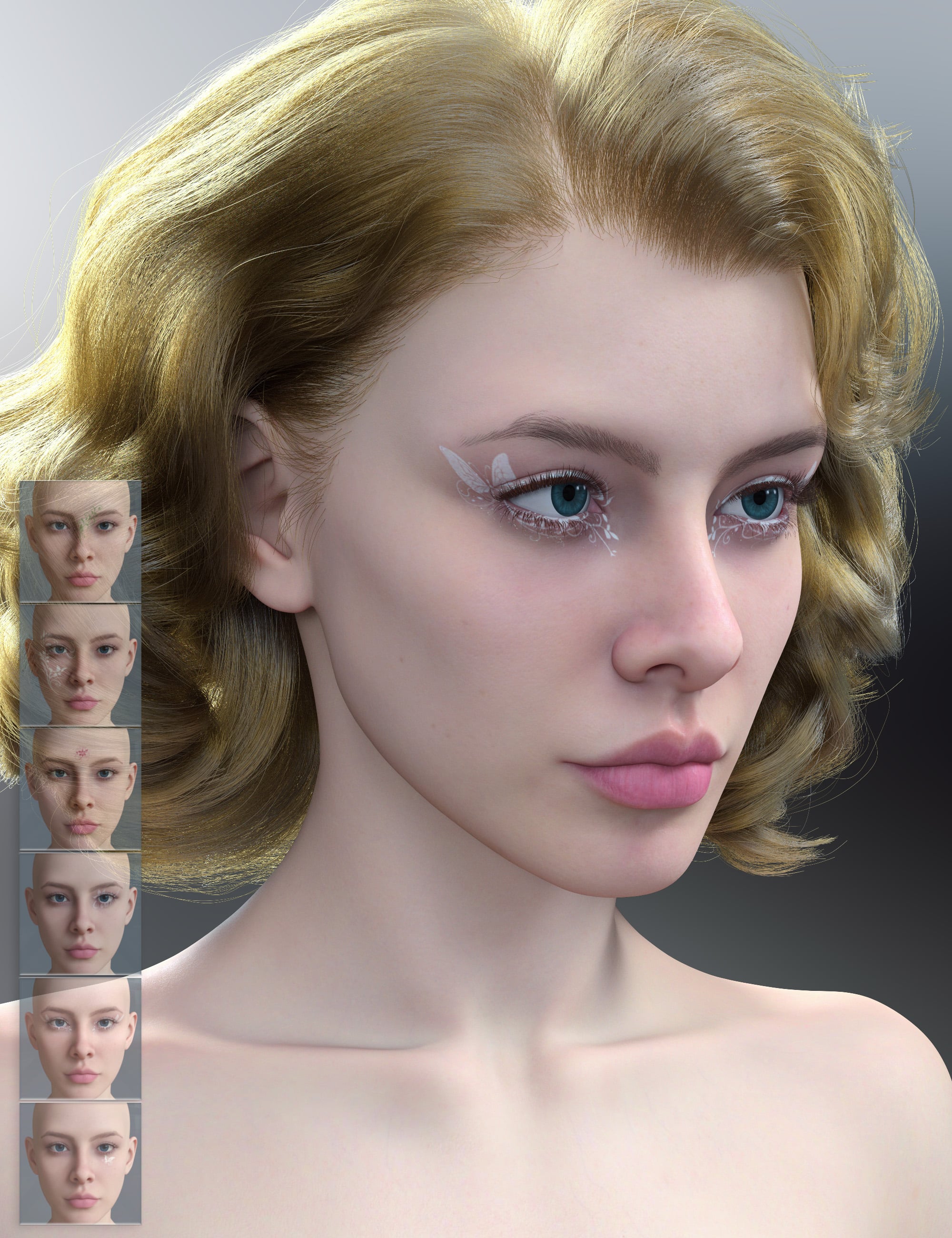 Vo Lial HD for Genesis 9 by: VOOTW, 3D Models by Daz 3D