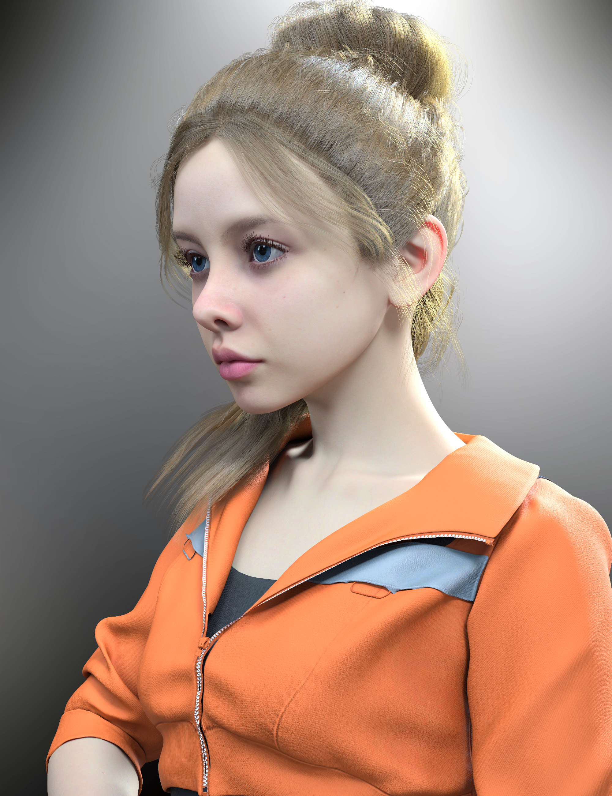 Vo Lial Young HD for Genesis 9 by: VOOTW, 3D Models by Daz 3D