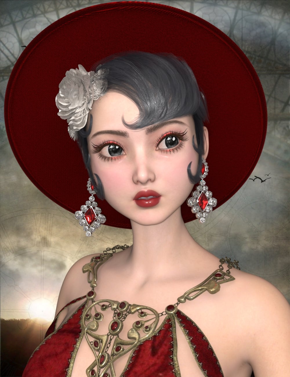 TT Ranko for Genesis 9 by: Tsukikawa, 3D Models by Daz 3D