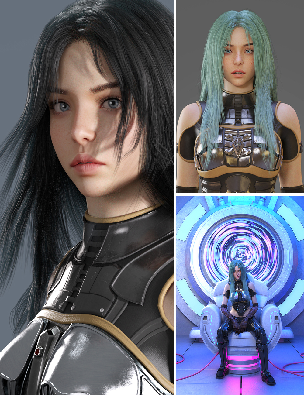 MB Janela HD for Genesis 9 Bundle by: Magic Brush, 3D Models by Daz 3D