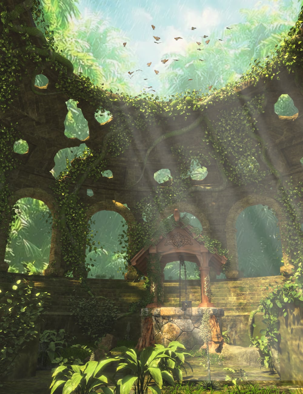 The Forbidden Well by: Digitallab3D, 3D Models by Daz 3D