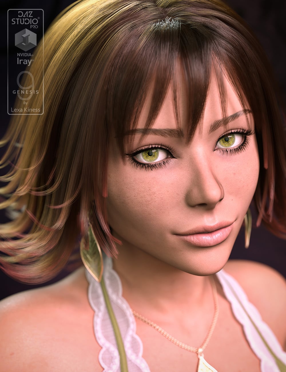 Seren HD for Genesis 9 by: Lexa Kiness, 3D Models by Daz 3D
