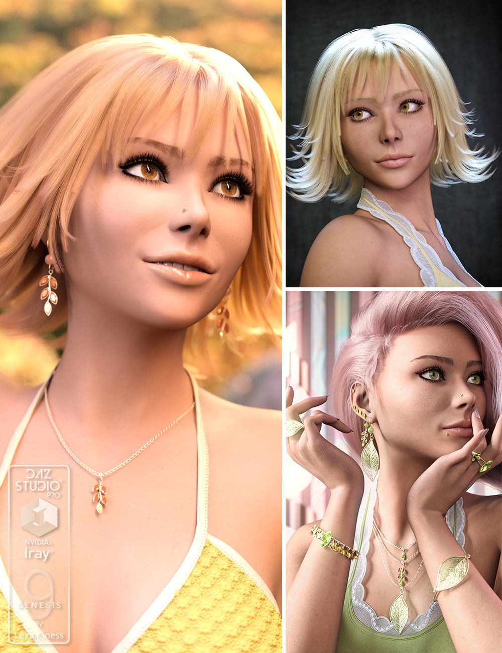 Seren HD Bundle by: Lexa Kiness, 3D Models by Daz 3D