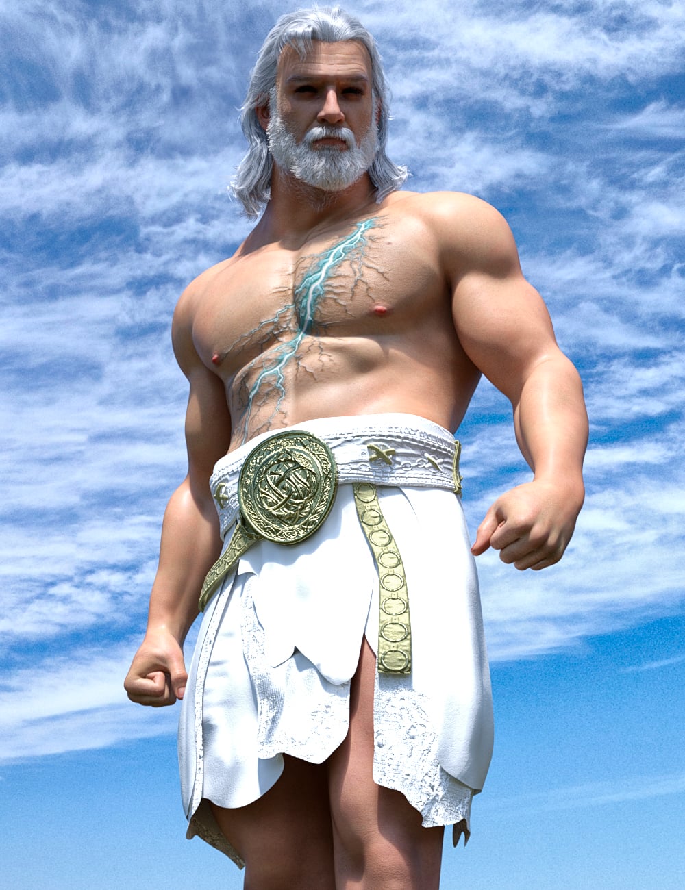 PN Zeus for Genesis 9 by: Pendragon, 3D Models by Daz 3D