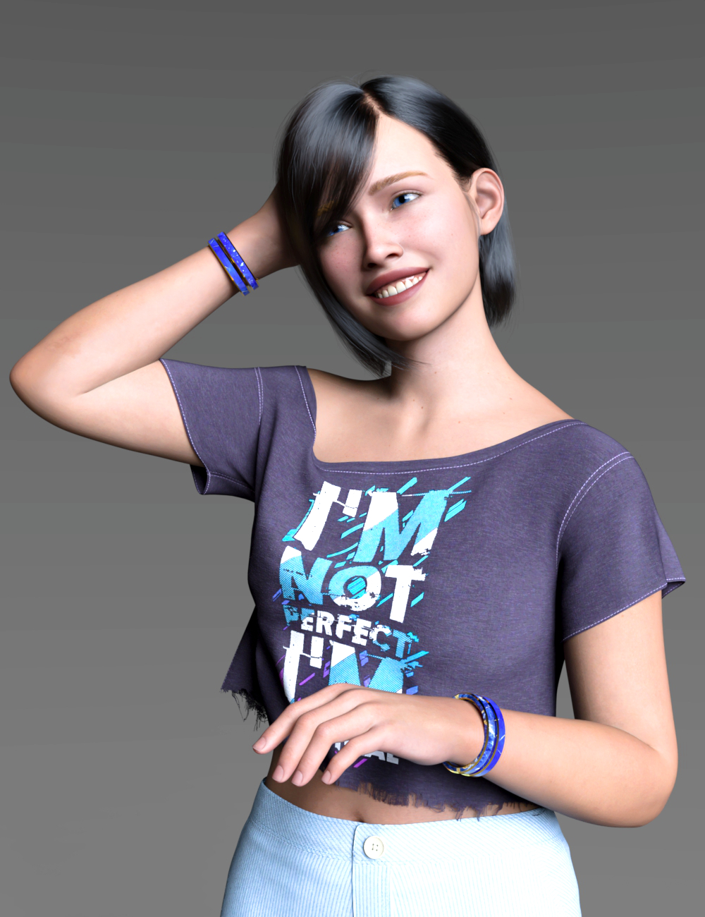 AP Lapis Lazuli Bangles for Genesis 9 by: AcharyaPolina, 3D Models by Daz 3D