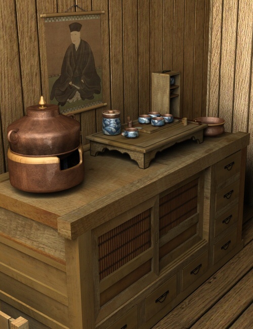 Chanoyu Way of Tea by Merlin Chanoyu Way of Tea by Merlin by: Merlin Studios, 3D Models by Daz 3D