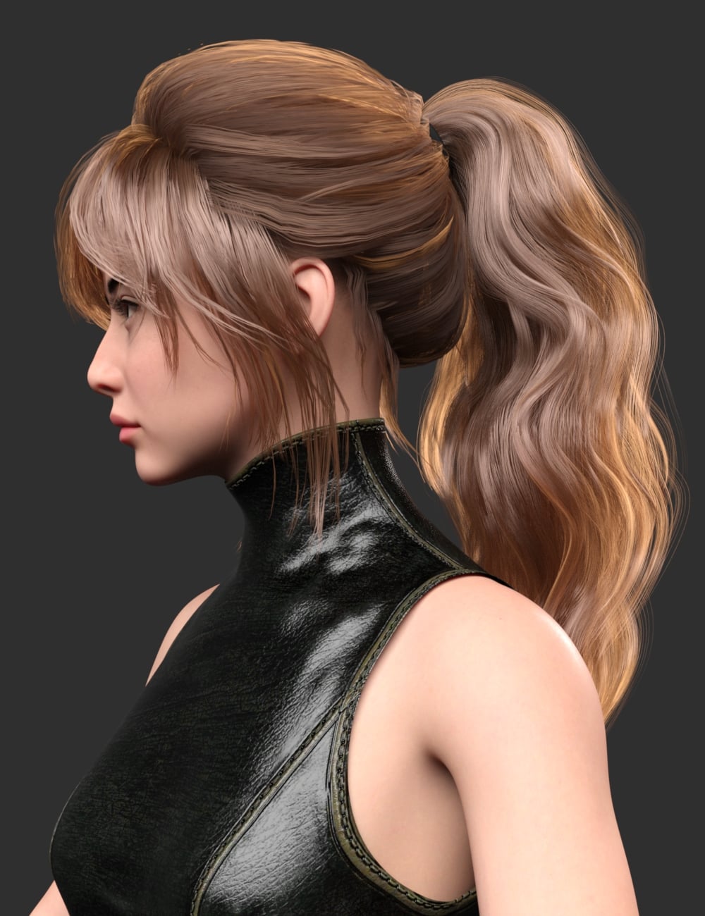 PA Priscilla Hair for Genesis 9 Feminine by: Paragon, 3D Models by Daz 3D