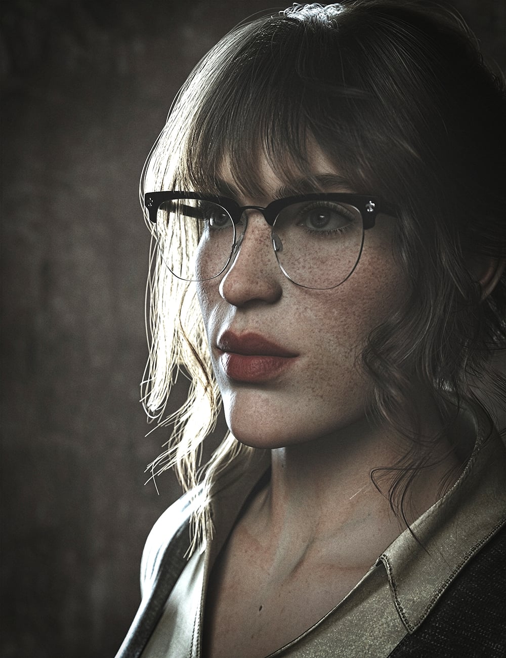 FN Sasha HD for Genesis 9 by: Feng, 3D Models by Daz 3D