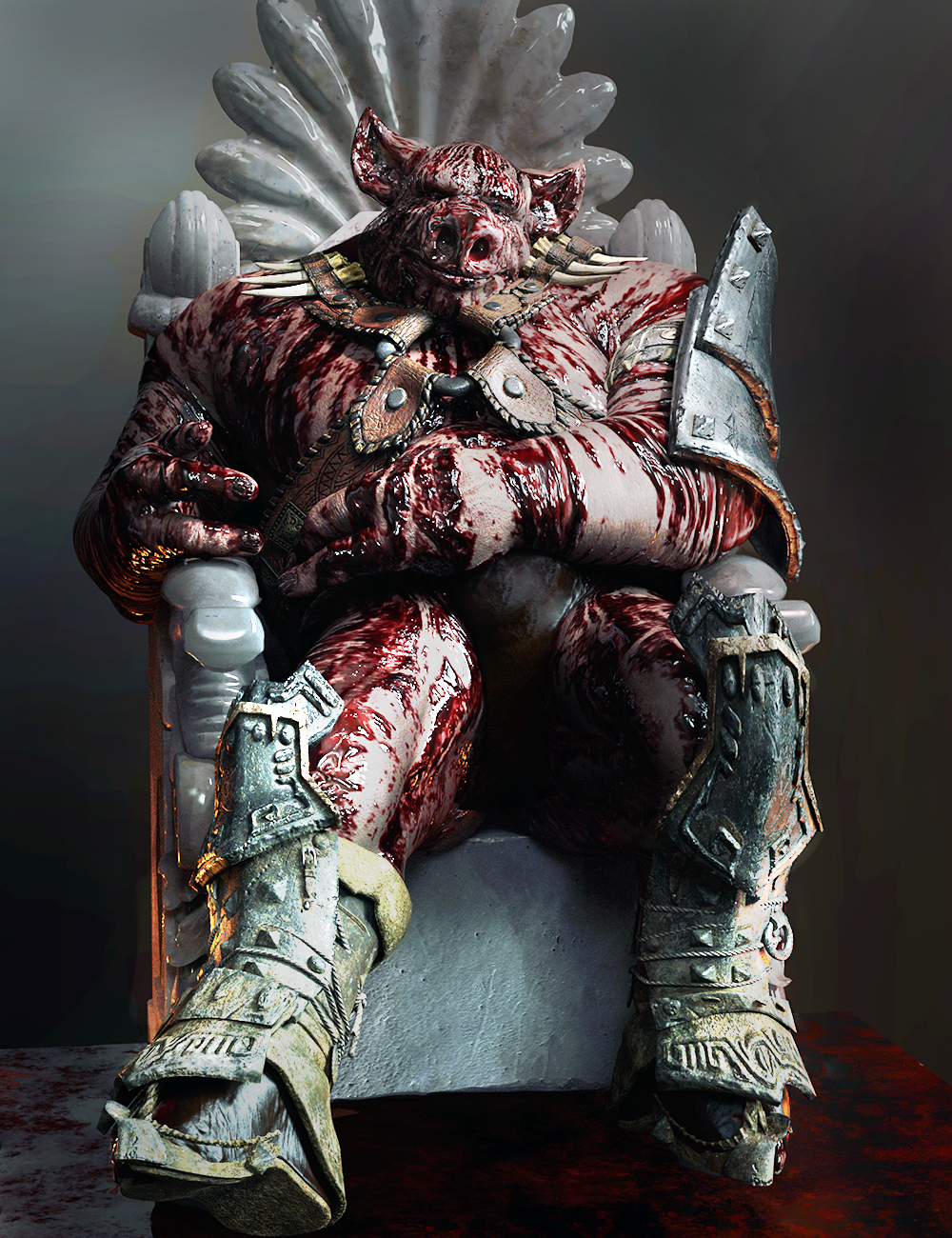 FN Wet Blood Fx For Genesis 9 by: Feng, 3D Models by Daz 3D