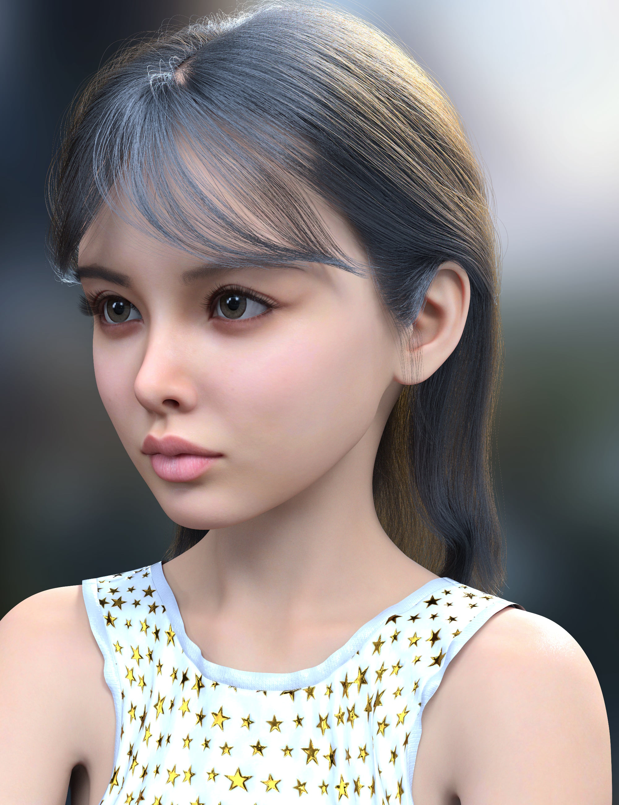 Vo Joni Young HD for Genesis 9 by: VOOTW, 3D Models by Daz 3D