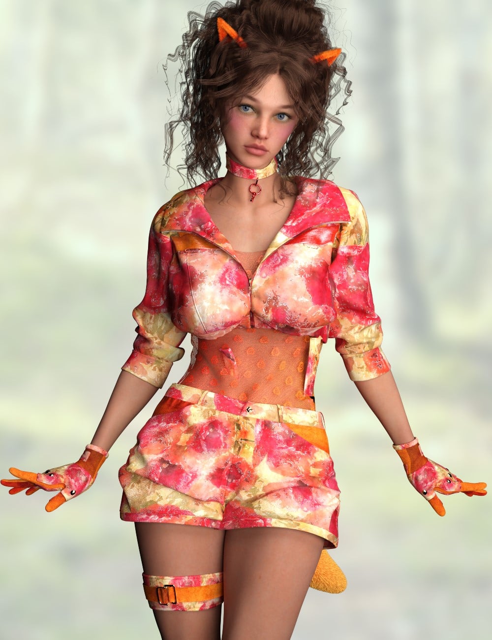 L3D Selection 2 Add-On MB Work Uniform Set for Genesis 9 by: LUNA3D, 3D Models by Daz 3D