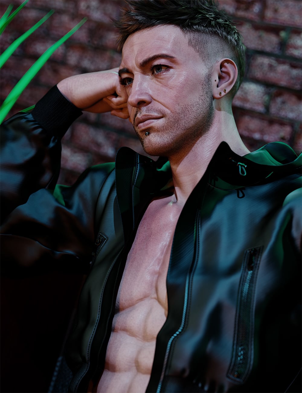 FN Kim HD Genesis 9 by: Feng, 3D Models by Daz 3D