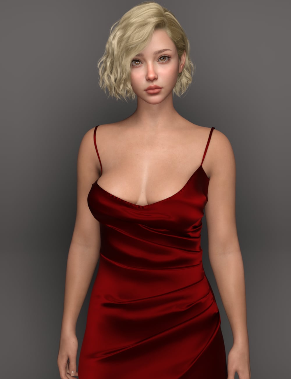 dForce EG Evening dress for Genesis 9 by: Ergou, 3D Models by Daz 3D