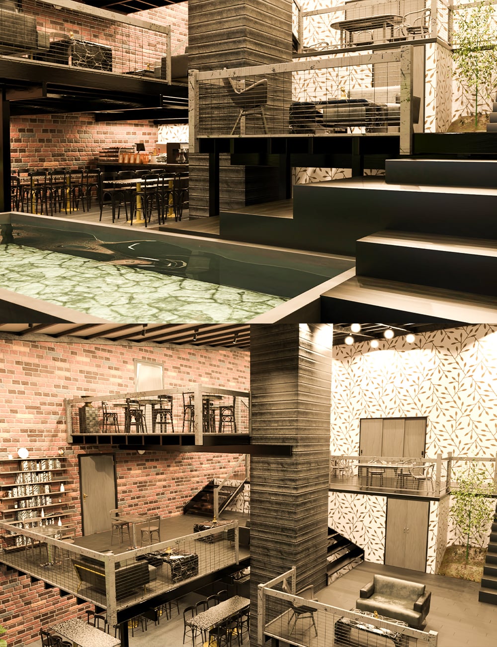 Plantilla Cafe by: Tesla3dCorp, 3D Models by Daz 3D