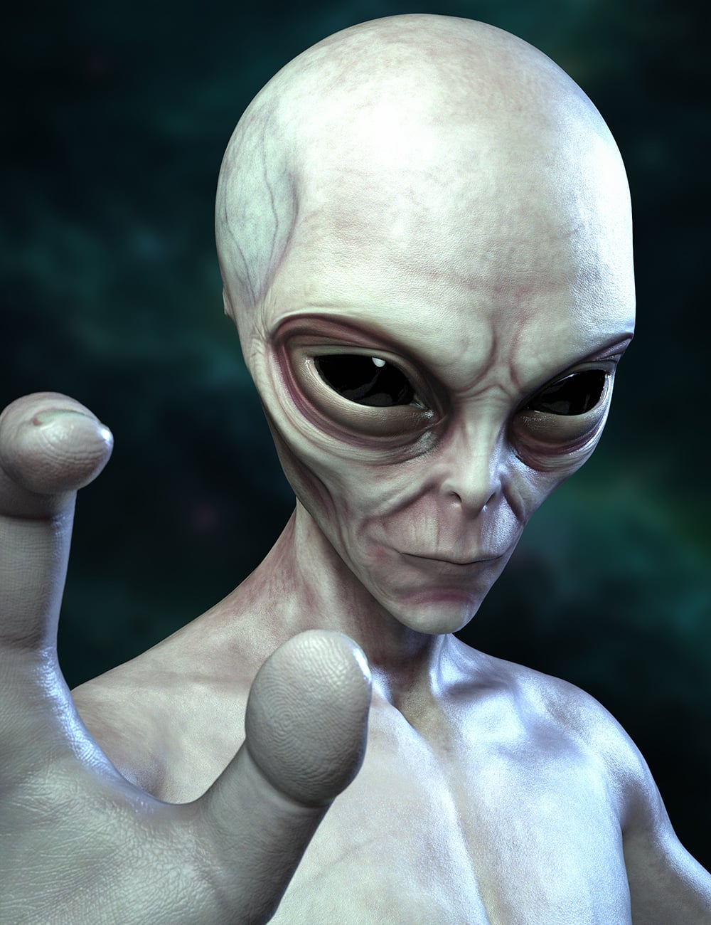 M3D HD Nyrex Alien for Genesis 9 by: Matari3D, 3D Models by Daz 3D