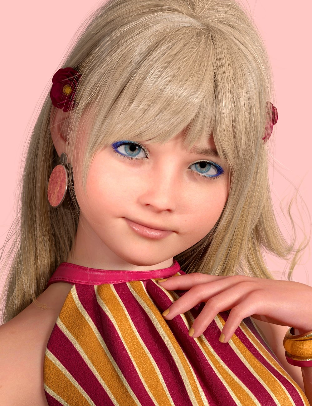 Q321 Agneta for Genesis 9 Feminine by: Quadraw321, 3D Models by Daz 3D