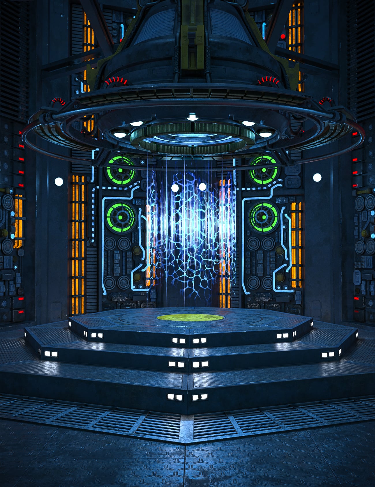 SE Cyborg Maintenance Bay by: Space Elsa, 3D Models by Daz 3D