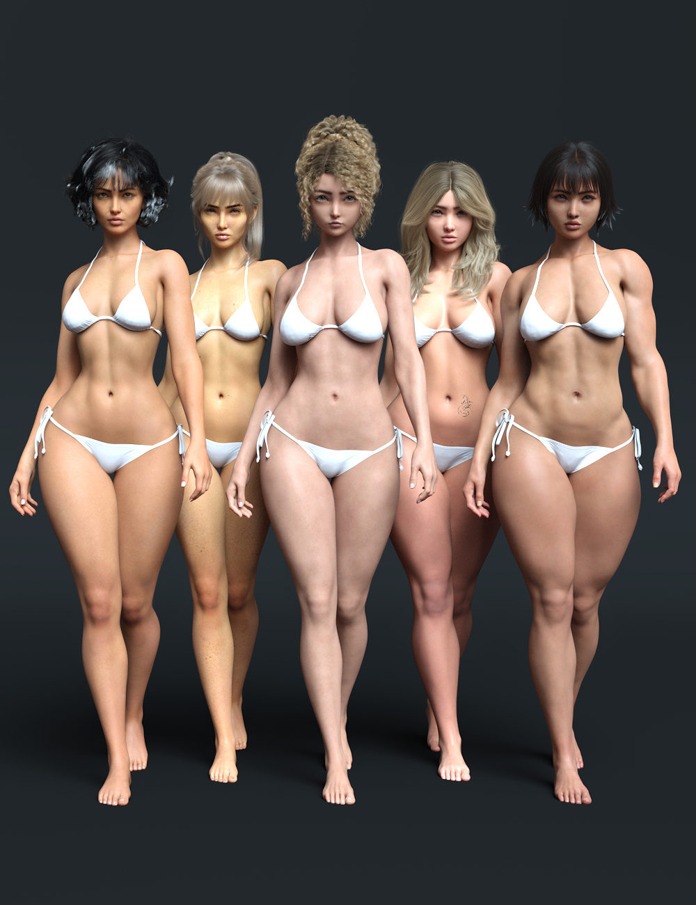 PN Pendragon Feminine Morphs for Genesis 9 Merchant Resource by: Pendragon, 3D Models by Daz 3D