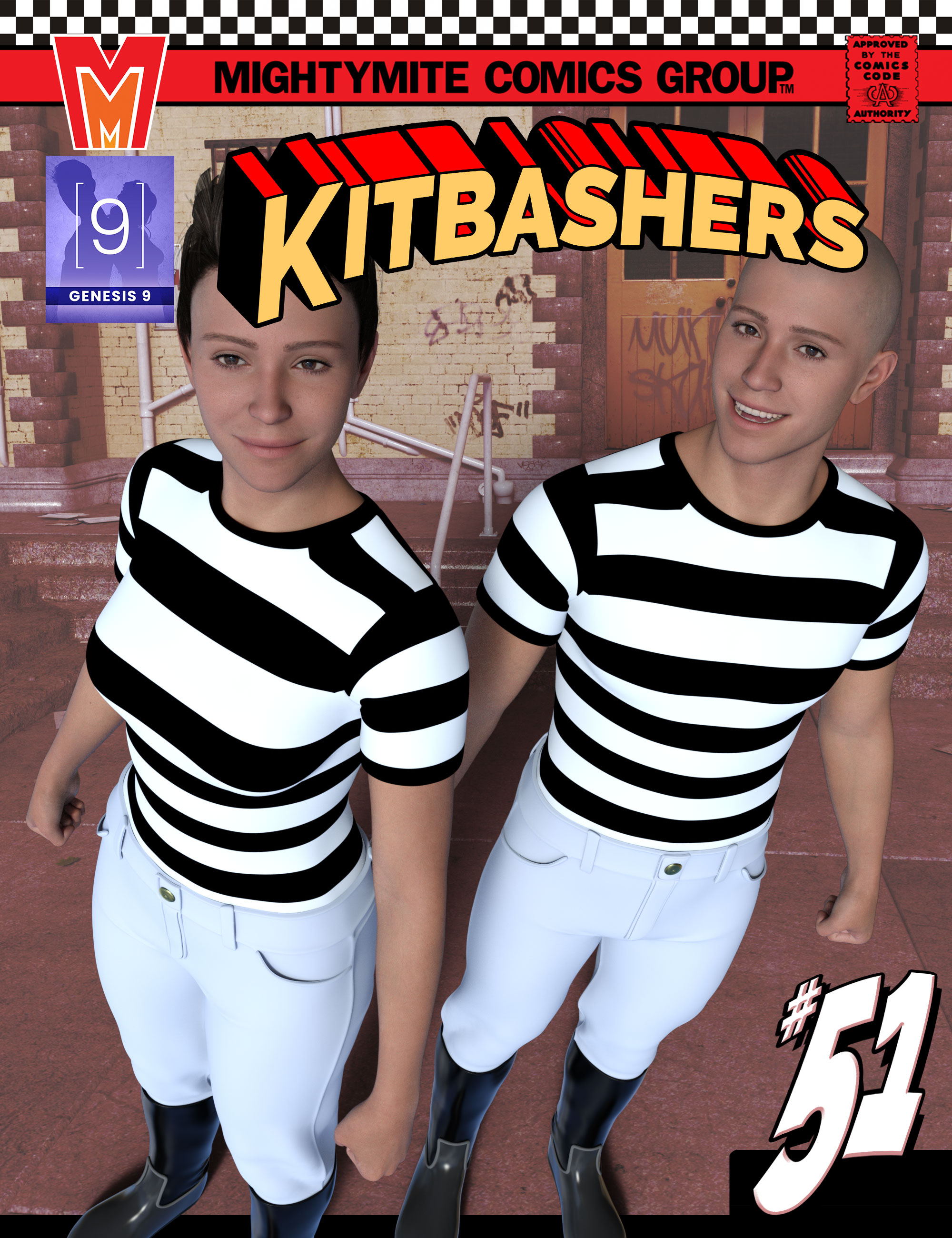 Kitbashers 051 MMGenesis 9 by: MightyMite, 3D Models by Daz 3D
