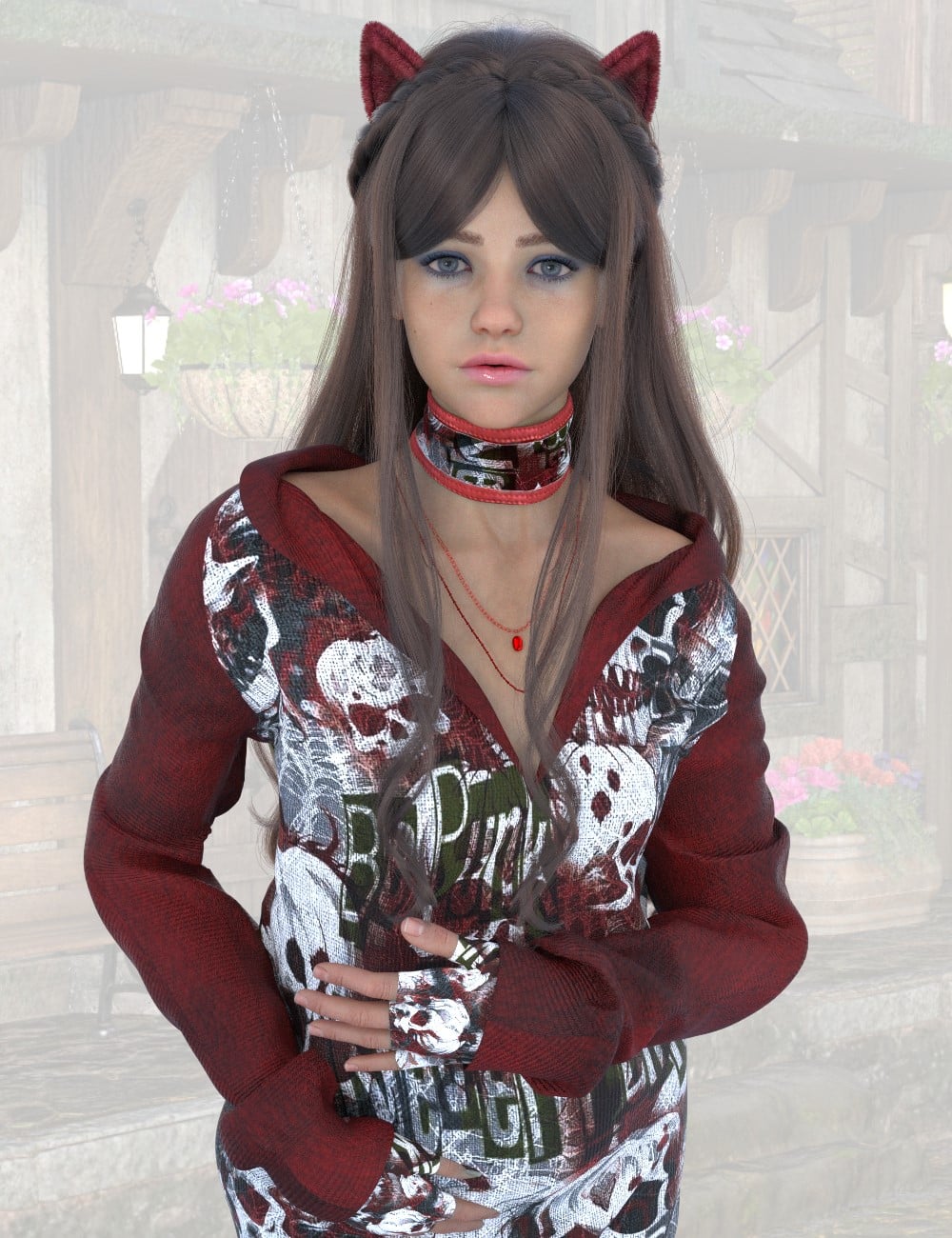 L3D Selection Add-On for Feline Warrior by: LUNA3D, 3D Models by Daz 3D