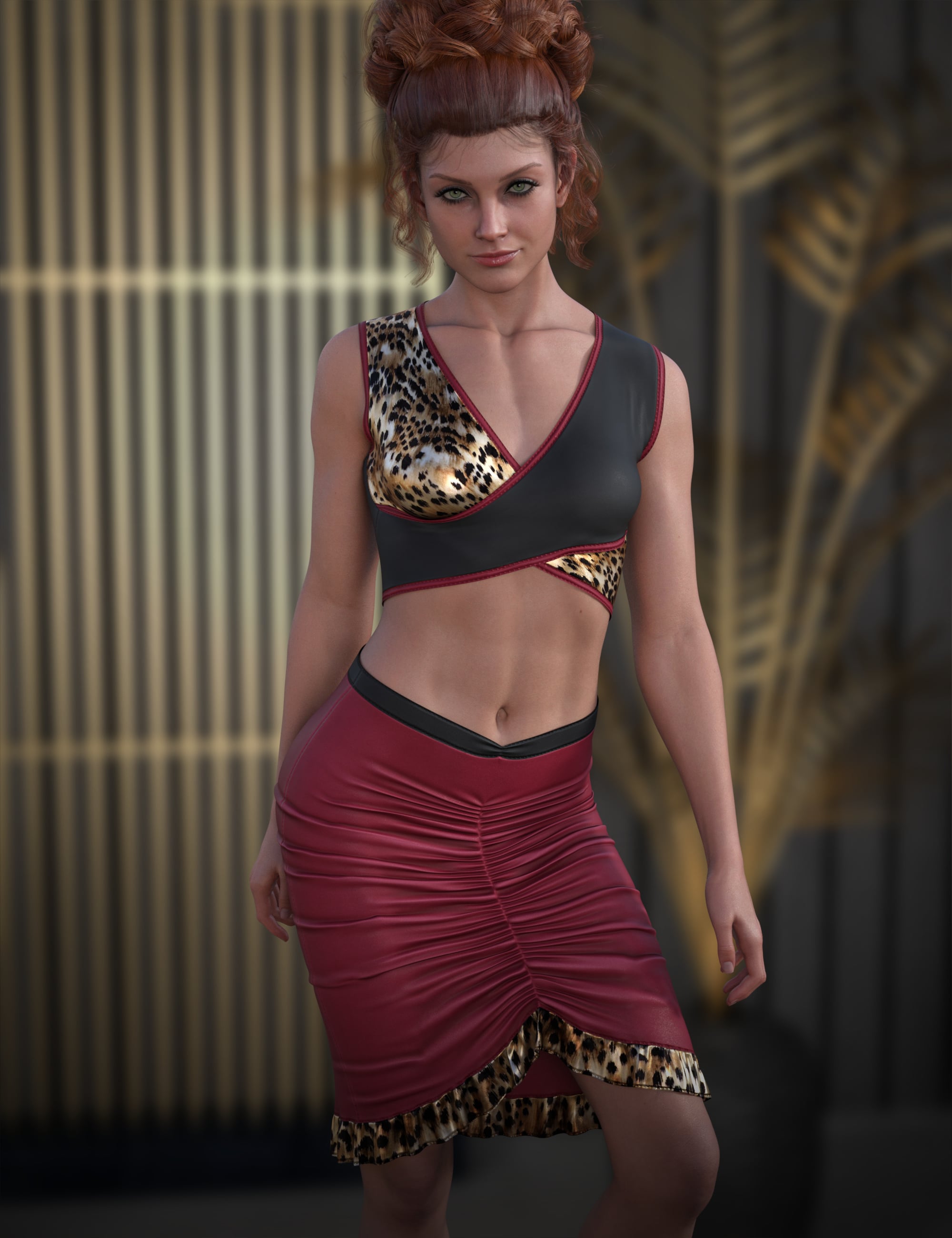 dForce V-Envy for Genesis 9 and 8 Female by: ~Wolfie~, 3D Models by Daz 3D