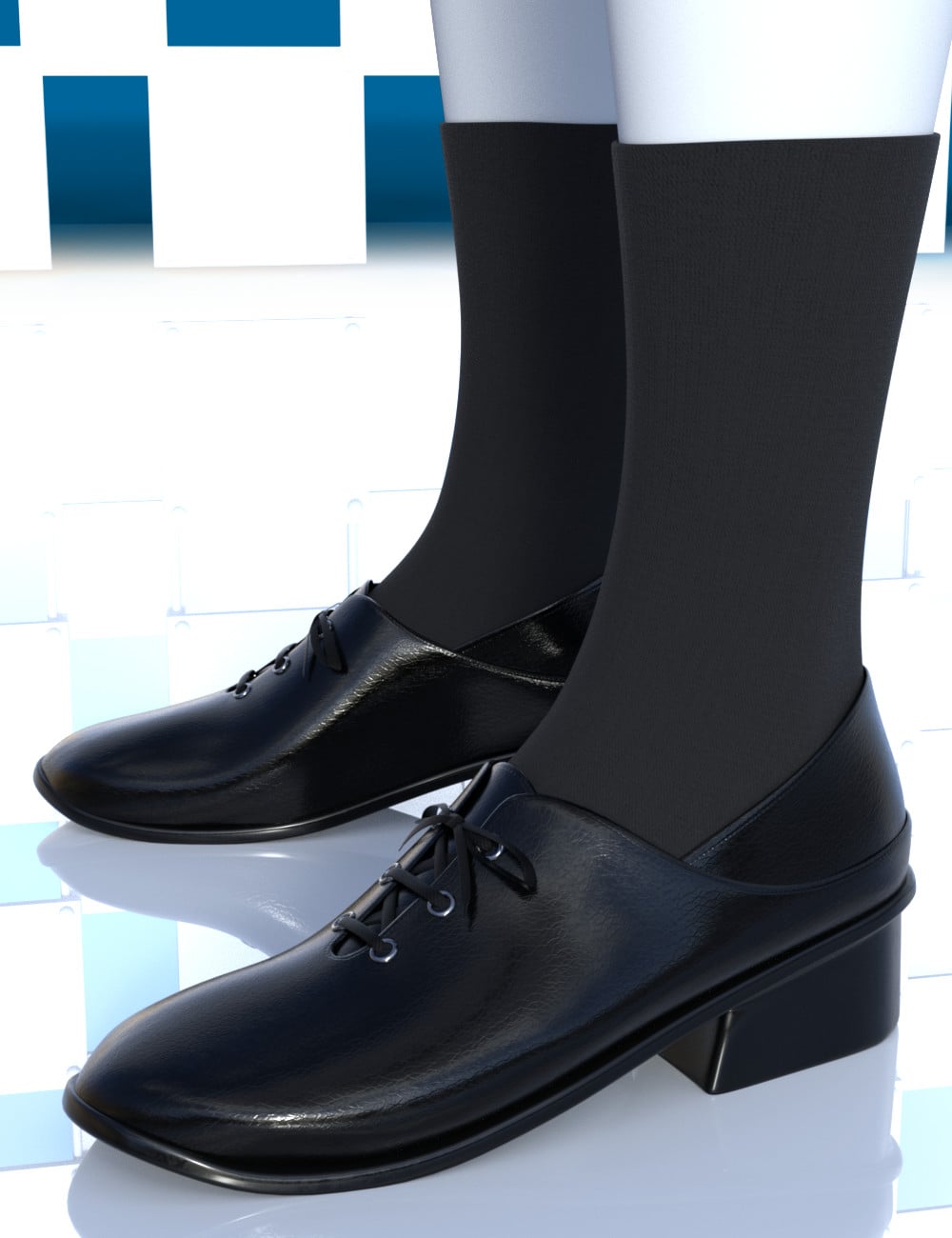 Town Shoes for Genesis 9 by: tentman, 3D Models by Daz 3D