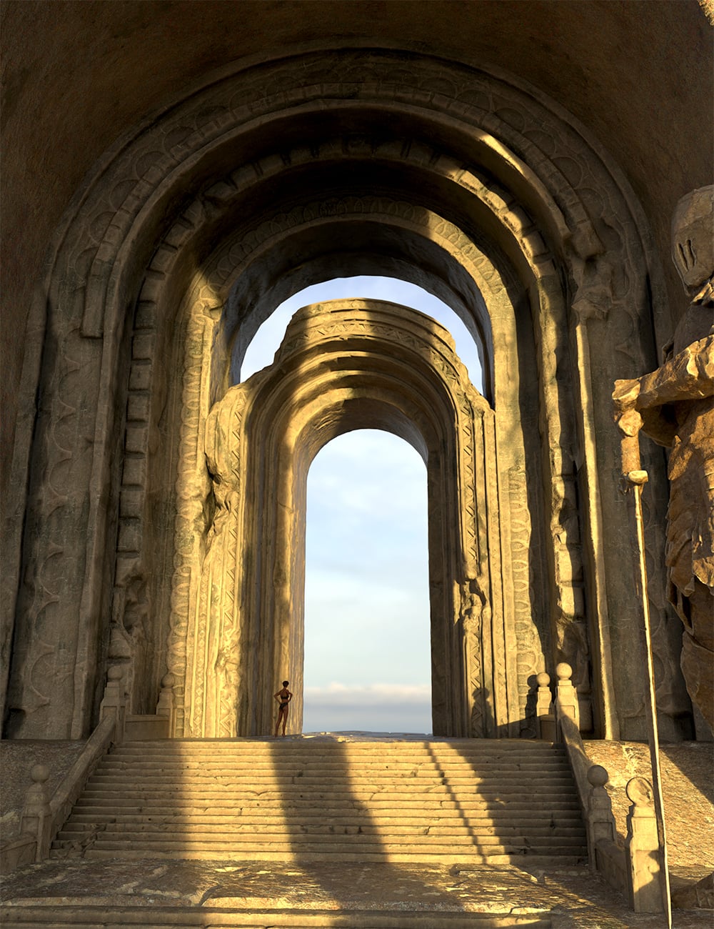 Ruins of the Paladin by: Feng, 3D Models by Daz 3D