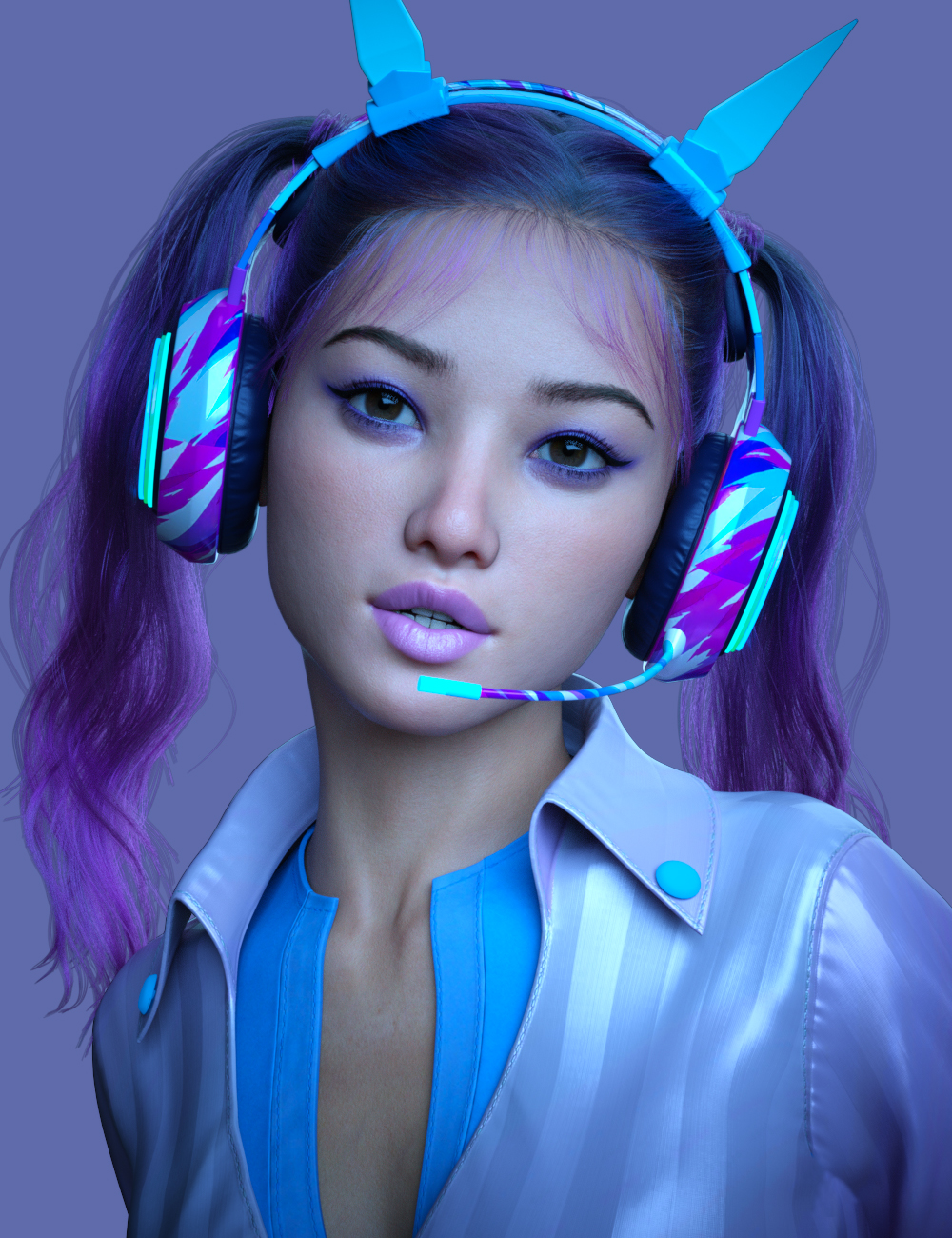 P3D Kioko HD for Genesis 9 by: P3Design, 3D Models by Daz 3D
