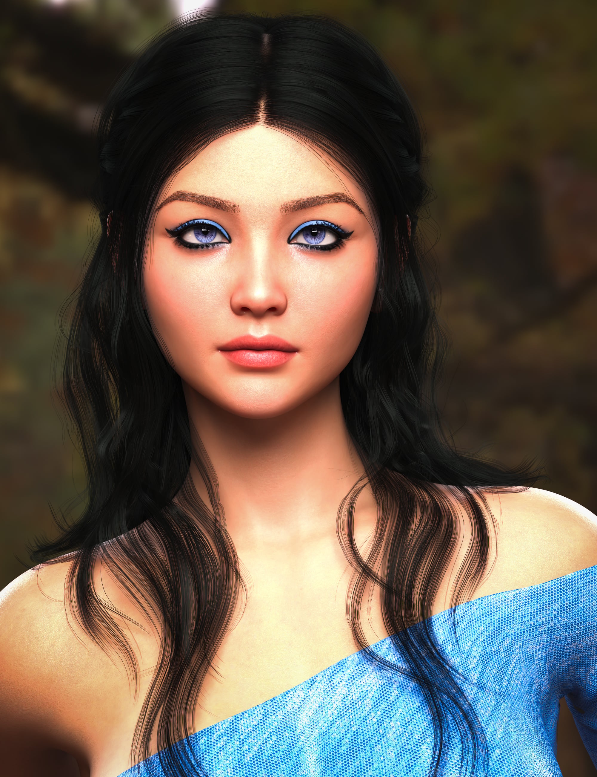 E3D Luna HD for Genesis 9 by: Exart3D, 3D Models by Daz 3D