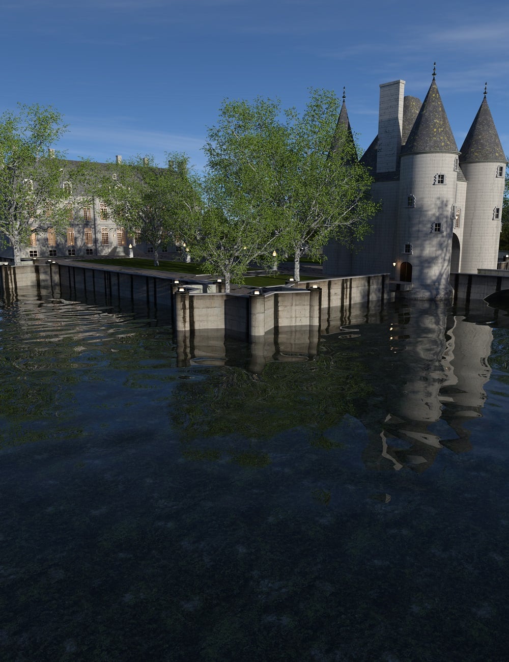 PW Chateau De Dampierre by: PW Productions, 3D Models by Daz 3D