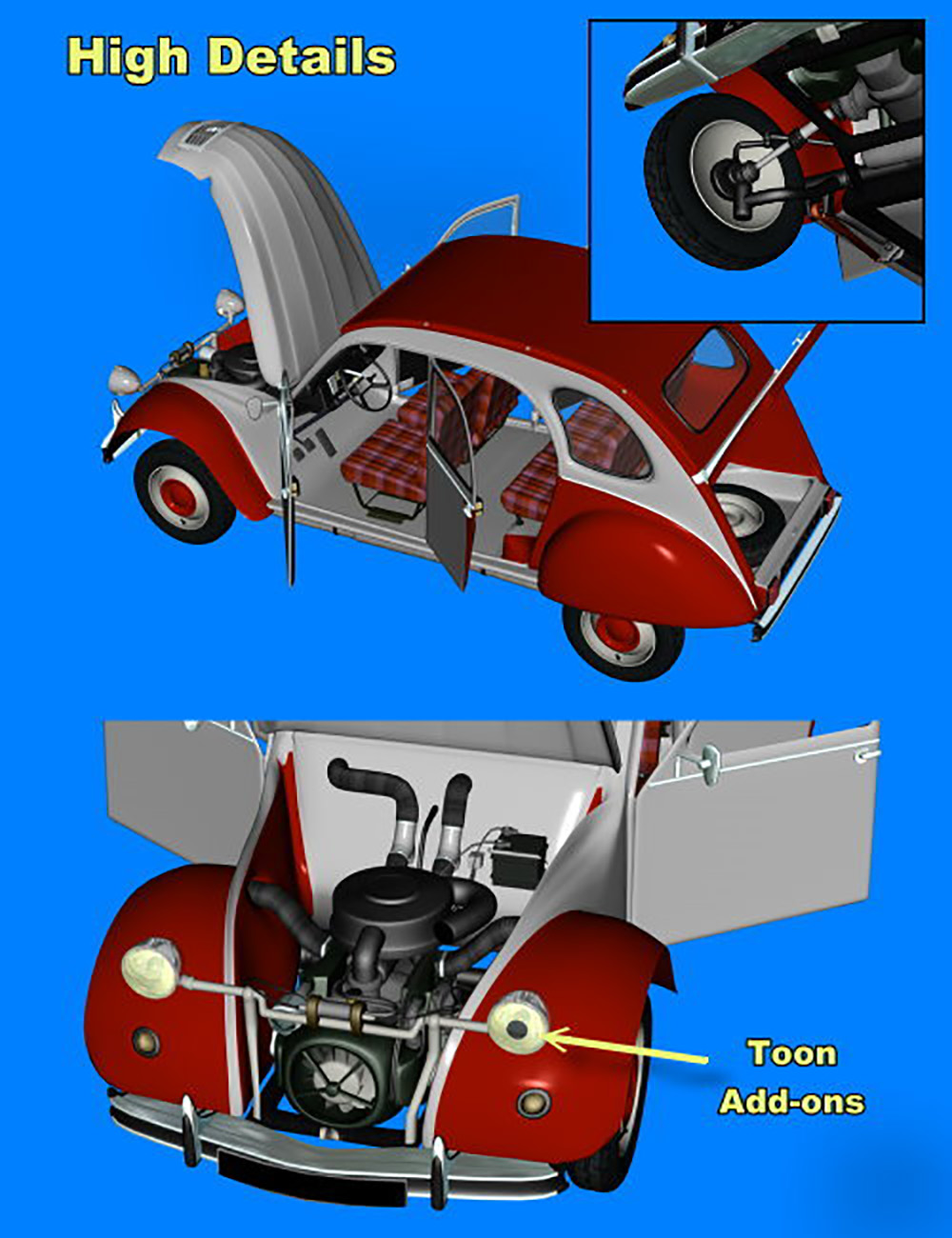 TEUF-TEUF TEUF-TEUF by: 3djoji, 3D Models by Daz 3D