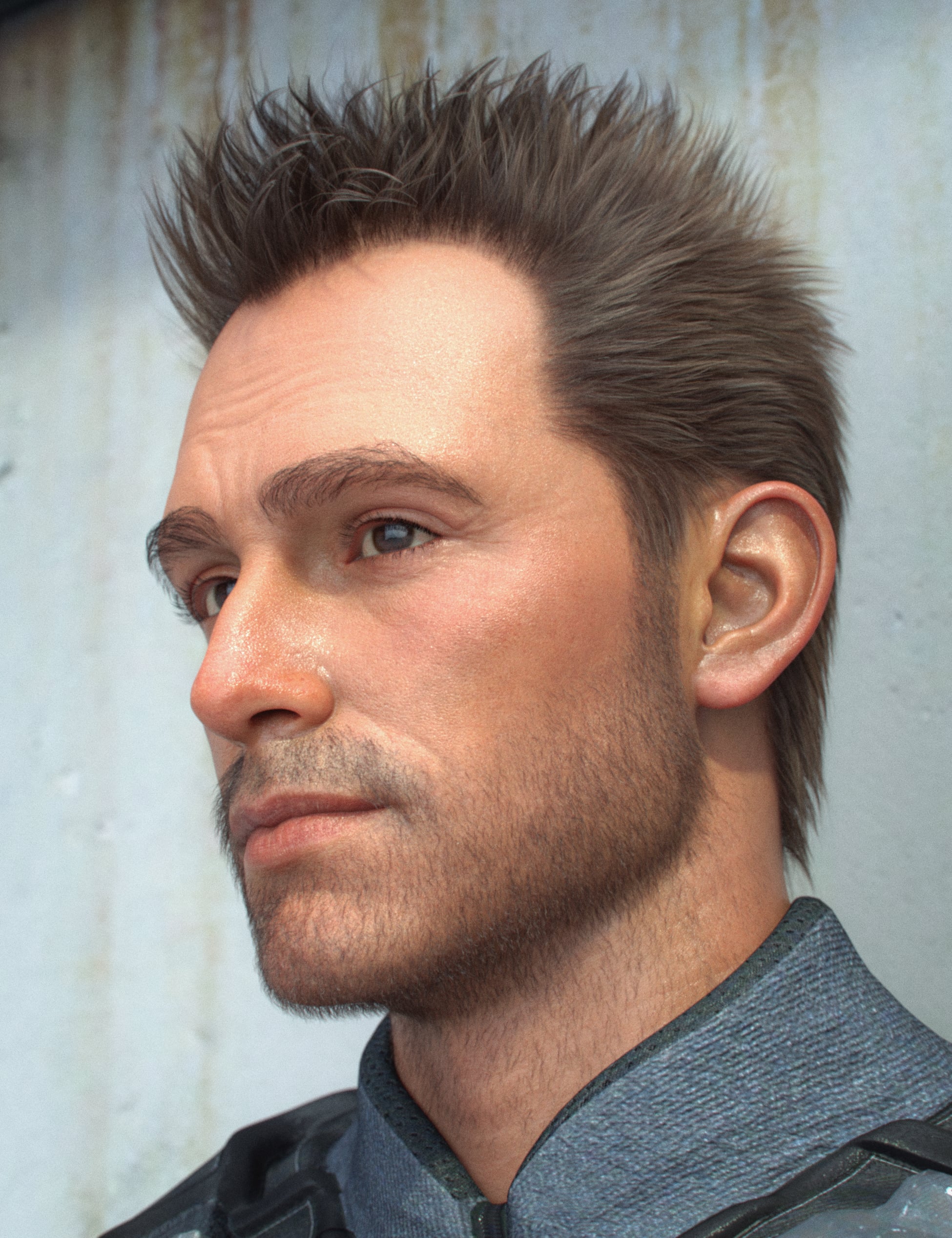 LI Space Cadet Hair for Genesis 9 by: Laticis Imagery, 3D Models by Daz 3D