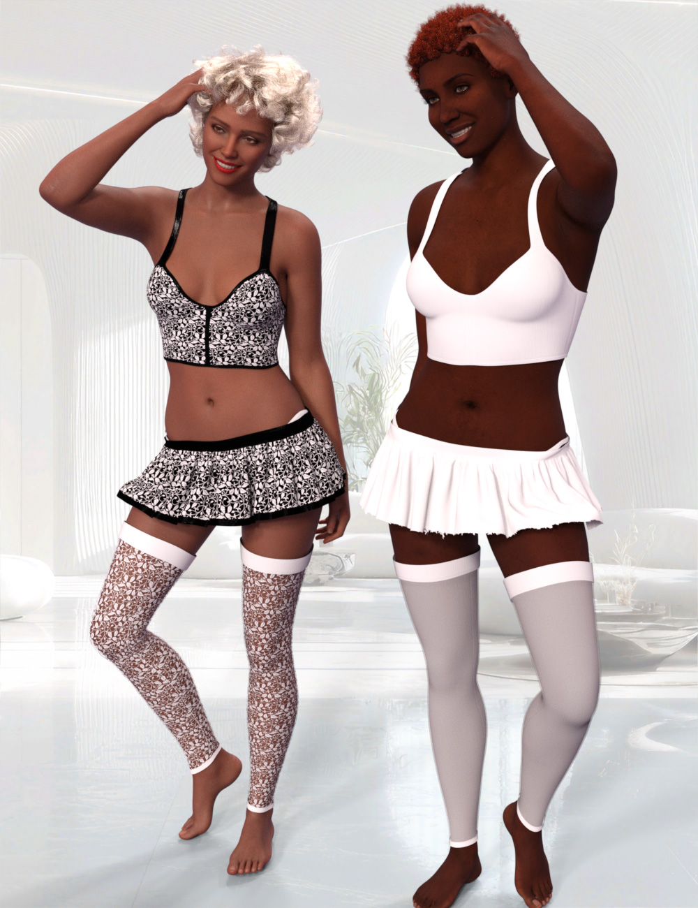 DNA BellatrIX dForce Set for Genesis 9 by: Donnena, 3D Models by Daz 3D