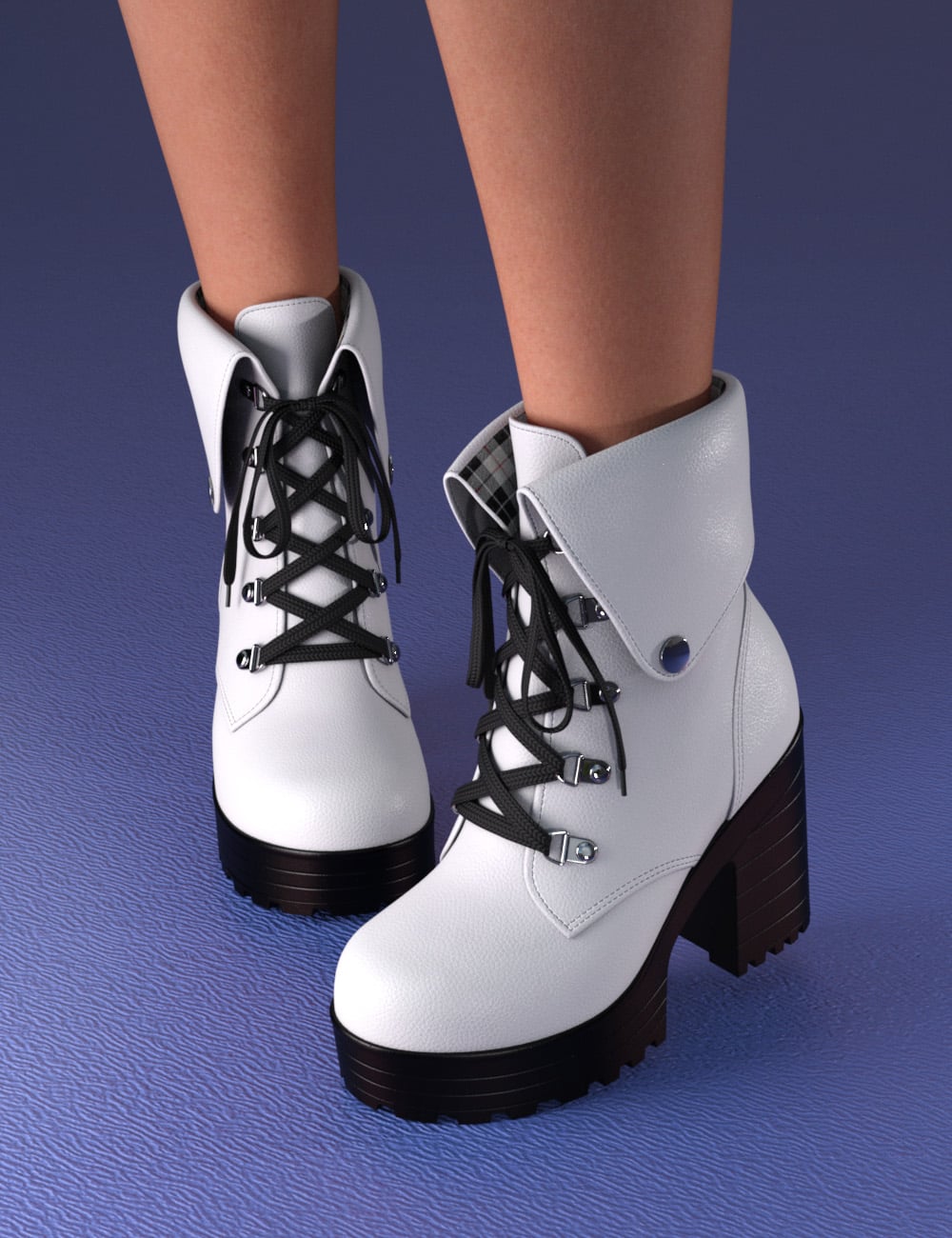 Moyu Foldable Cuff Boots for Genesis 9, 8, and 8.1 Female by: Moyu, 3D Models by Daz 3D