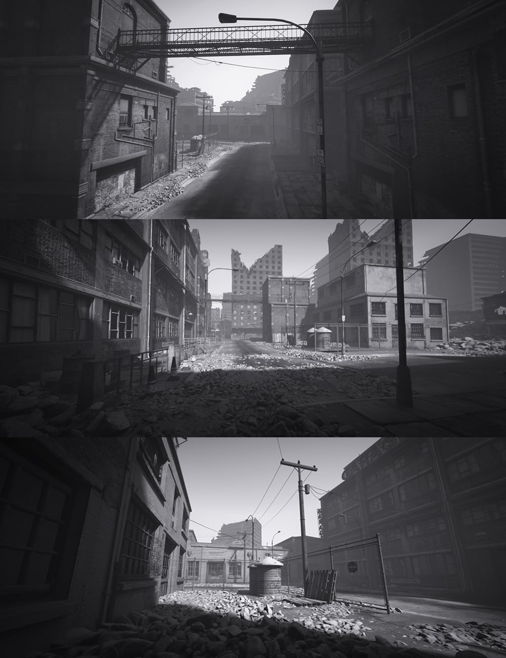 Urban Noir for The Backstreets + City Ruins by: Dreamlight, 3D Models by Daz 3D
