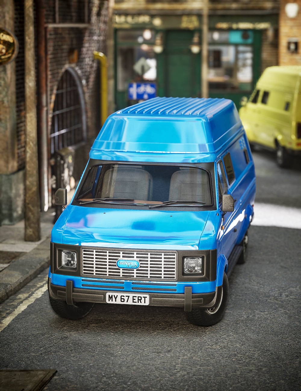 XI Commercial Transport Van by: Xivon, 3D Models by Daz 3D