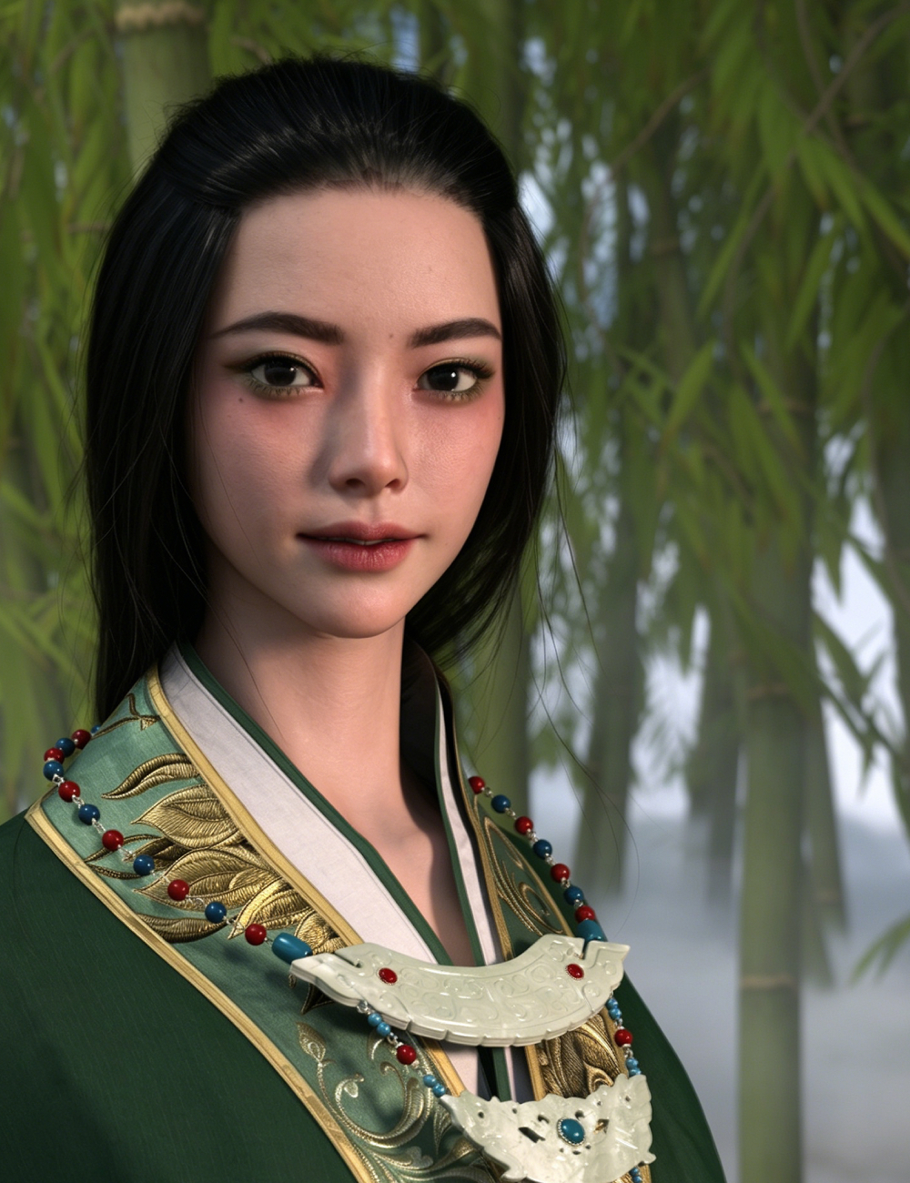 Lala Wood Cultivator HD for Genesis 9 Feminine by: Lala-Rabbit, 3D Models by Daz 3D