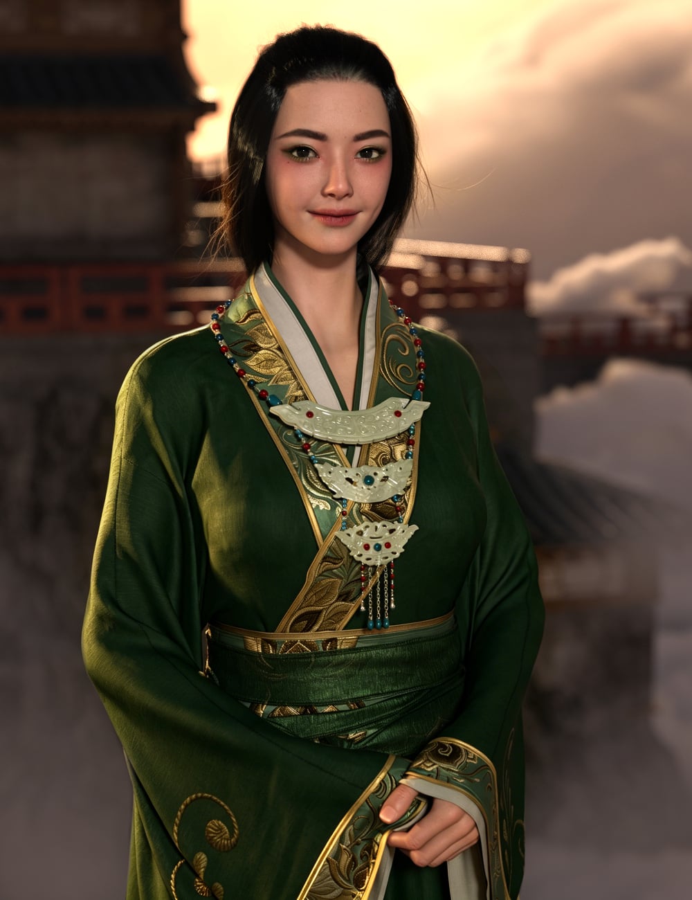 Lala Verdant Immortal Bundle for Genesis 9 by: Lala-Rabbit, 3D Models by Daz 3D