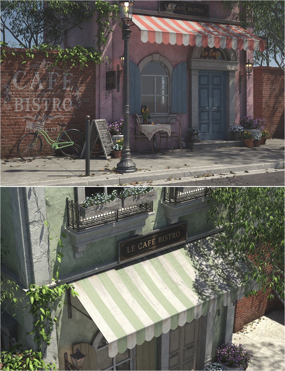 Le Café by: Stonemason, 3D Models by Daz 3D