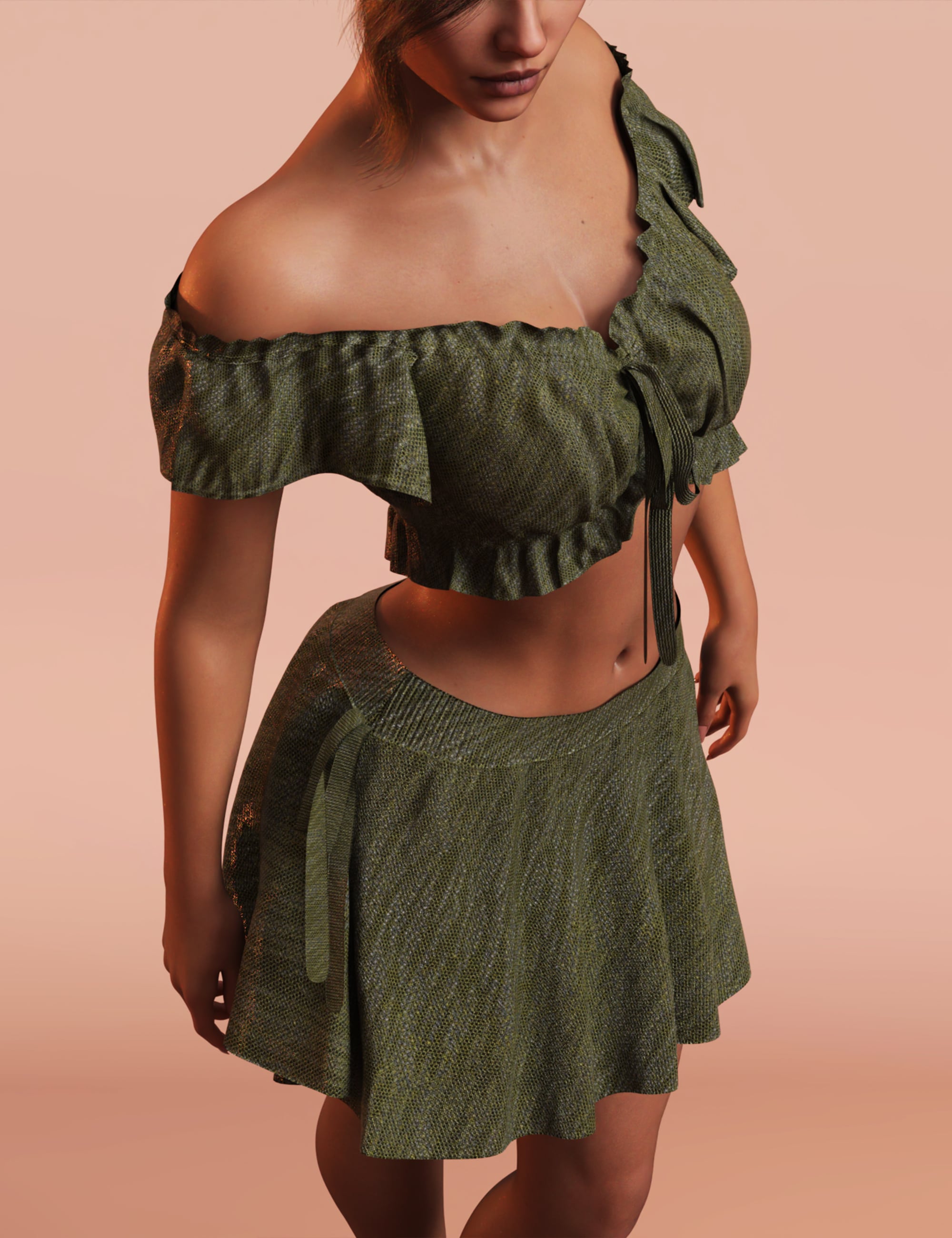 dForce M8 Lost In Paradise for Genesis 9 by: Modu8, 3D Models by Daz 3D