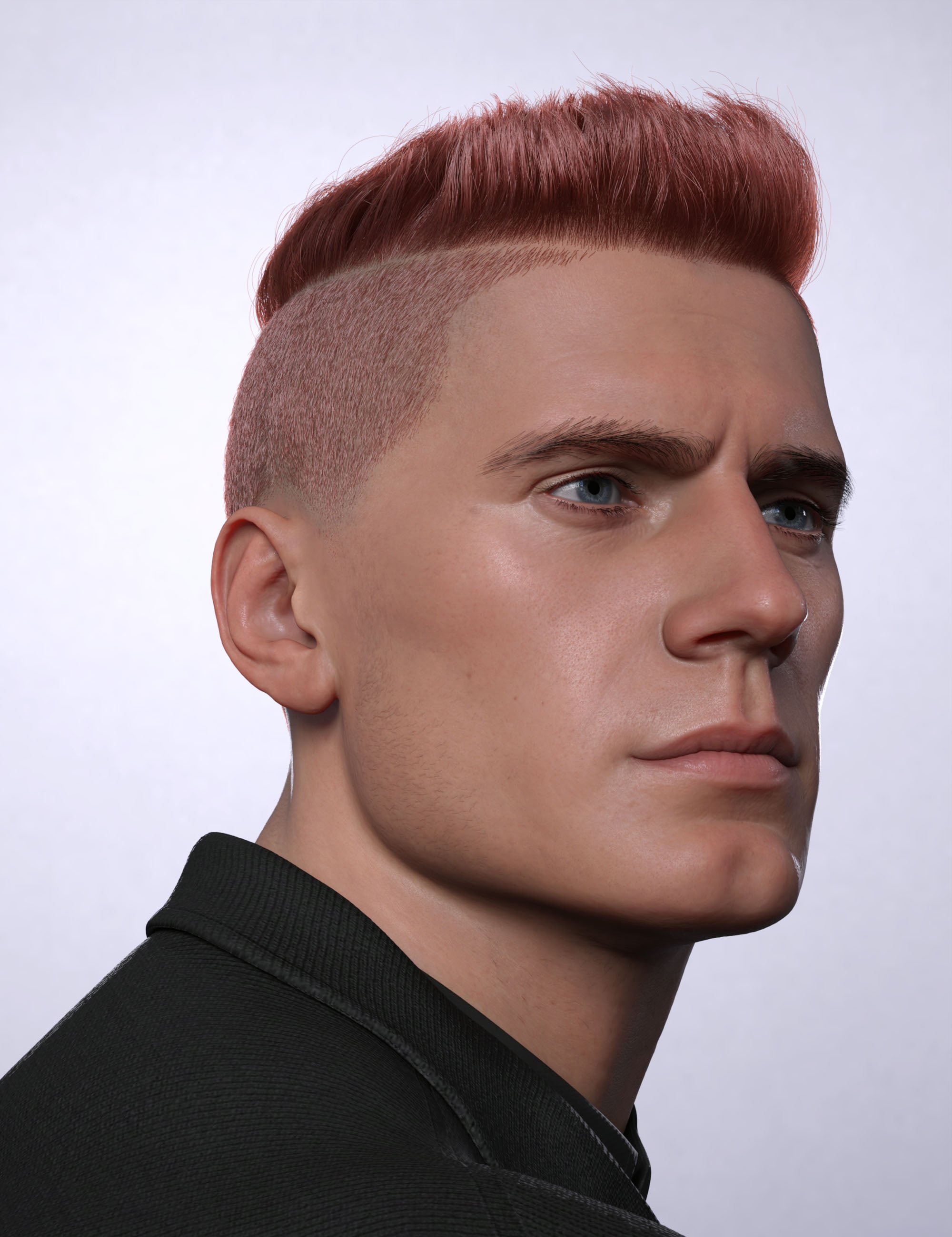 AK Cropped Hair for Genesis 9 by: Art Ken, 3D Models by Daz 3D