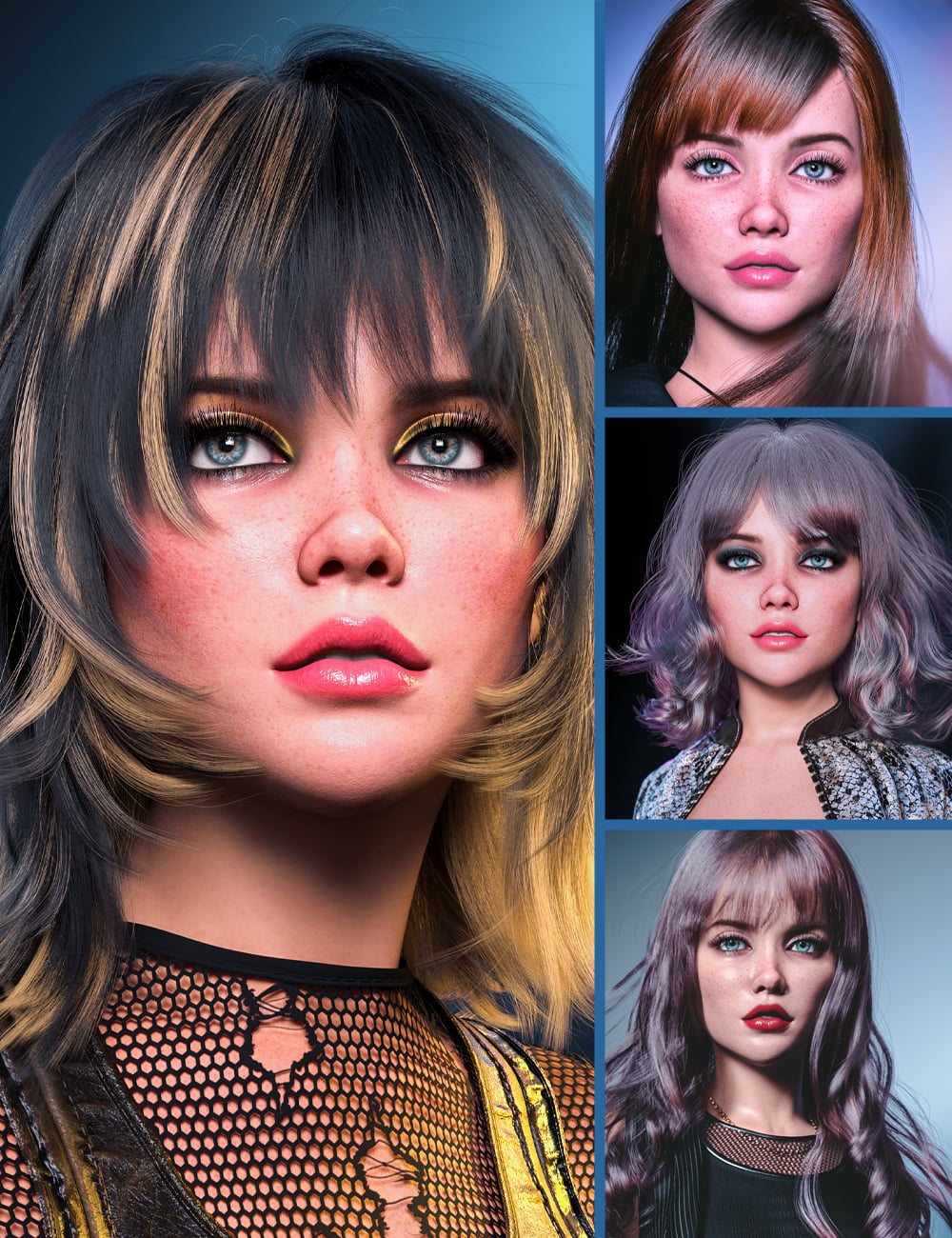 CJ Harper 8k HD For Genesis 9 by: Colm Jackson, 3D Models by Daz 3D