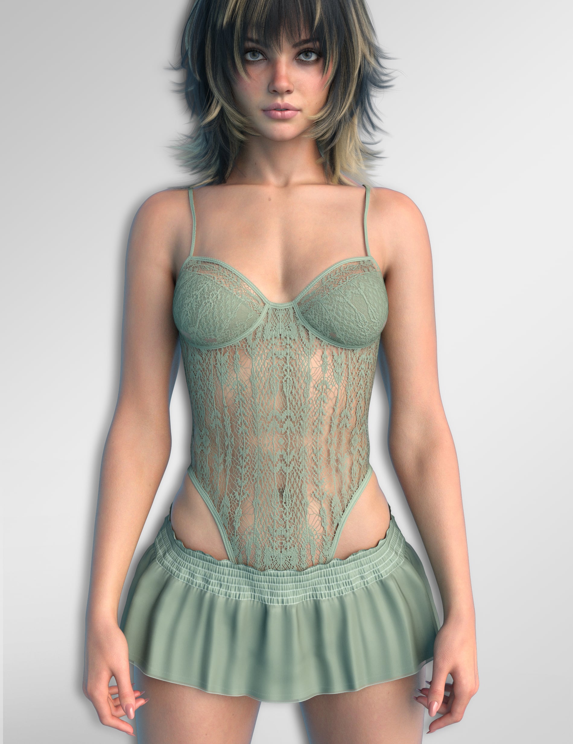 X-Fashion Free Spirit Set for Genesis 9 and 8 Female by: xtrart-3d, 3D Models by Daz 3D