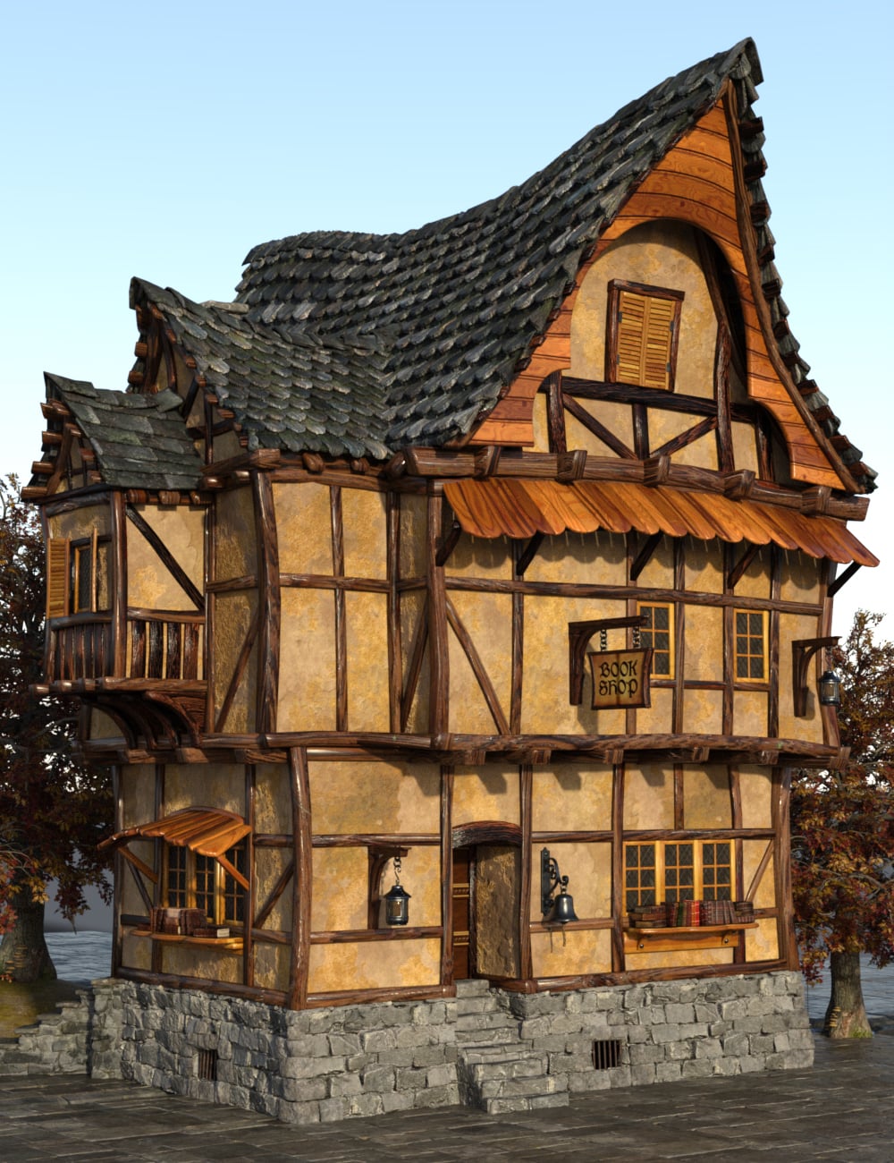 FTS Ale House and Book Shop by: The Alchemist, 3D Models by Daz 3D