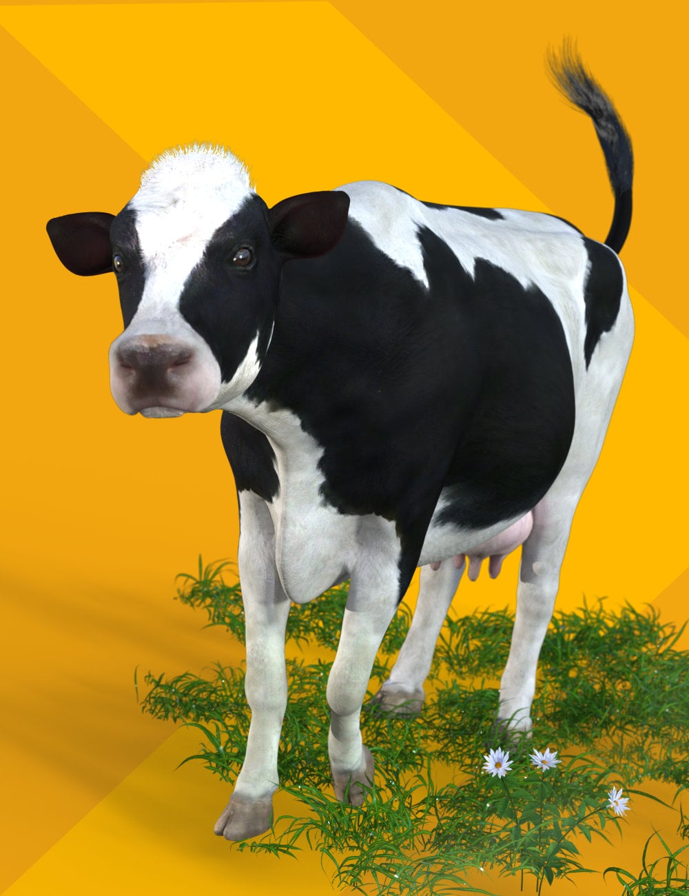 Cow for Daz Horse 3 by: Design Anvil, 3D Models by Daz 3D